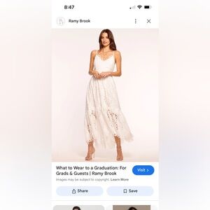 Ramy Brook White Asymmetrical Tiered Sundress